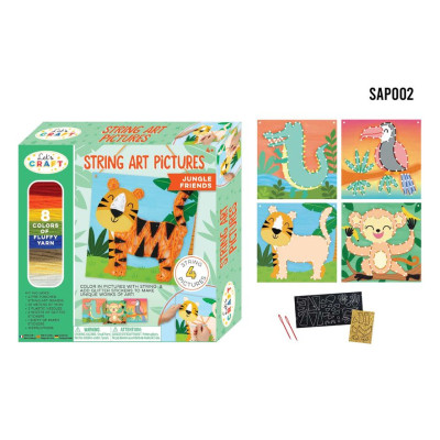 Набір для творчості Let's Craft String Art Тропічні джунглі (SAP002) Вінниця - фото 2