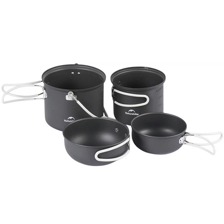 Набор посуды Naturehike NH18T018-G 2 кастрюли, 2 крышки XP-31 Львов - изображение 5