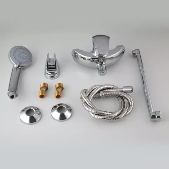 Змішувач для ванни з душовим гарнітуром Frap F2221 хром Київ