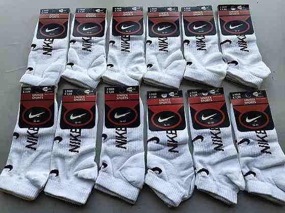 Носки мужские спортивные низкие 12 шт белого цвета Nike D12 41-44 Киев