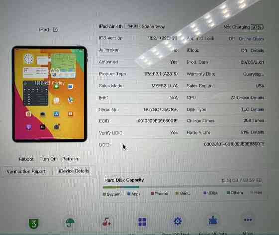 Планшет Apple iPad AIR 4 64Gb. Green 91% Київ
