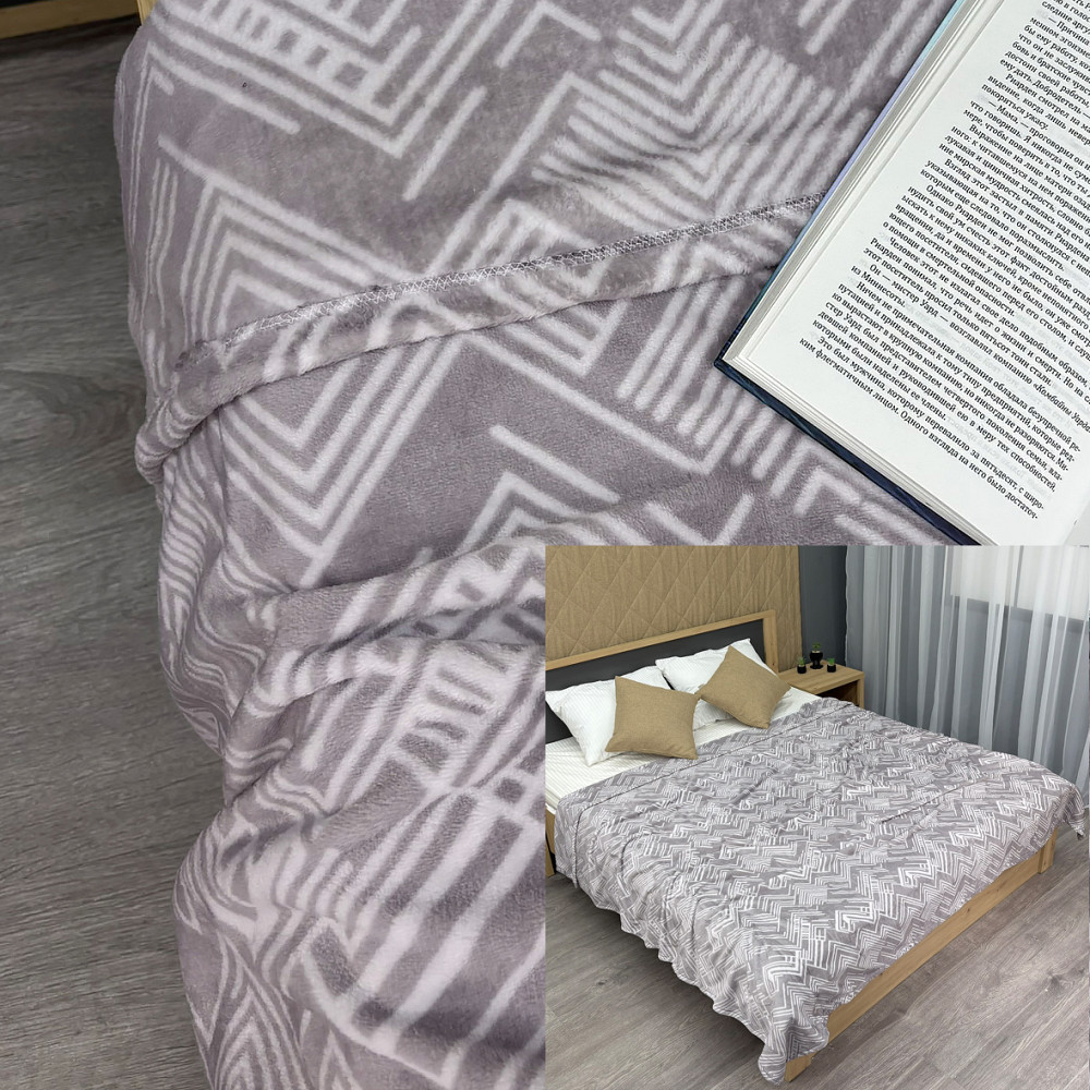 Плед-покрывало Decorator WellSoft HUGGE 200х220 см Какао (87-346) Киев - изображение 1