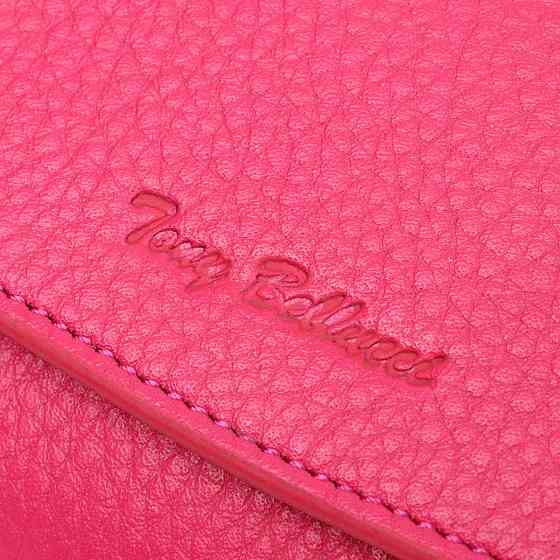 Красочный женский кошелек с монетницей на молнии из натуральной кожи Tony Bellucci 21979 Фуксия Киев