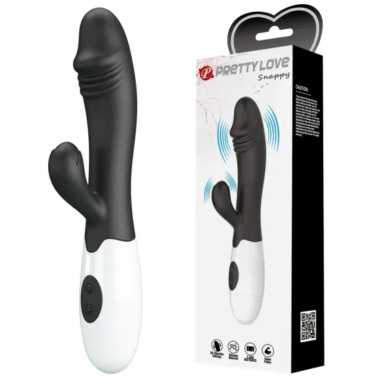 Вибратор серии Pretty Love - SNAPPY black, BI-014173-A3 Sex Aura Киев