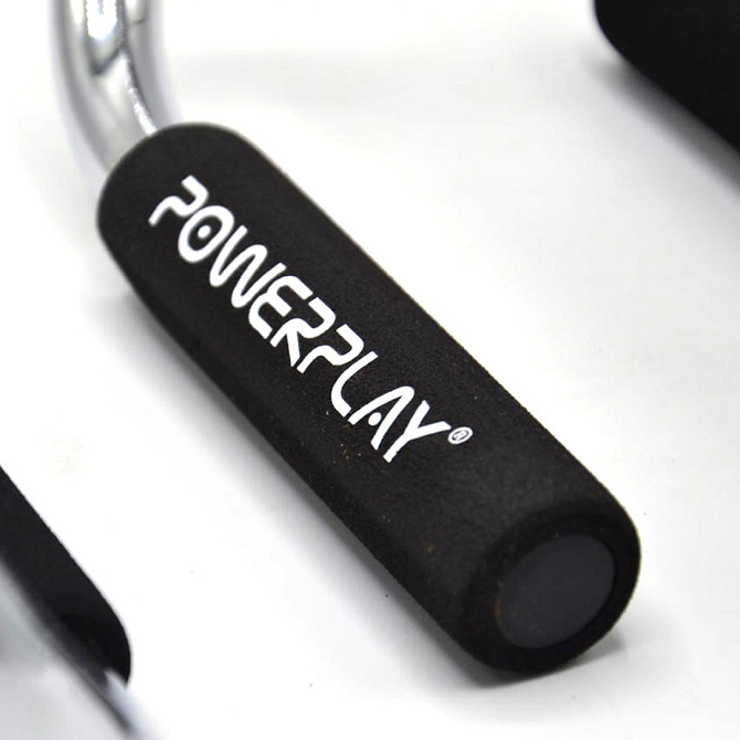 Упори для віджимань PowerPlay 4318 Push-Up Bars Stell металеві (S-подібні) Каменское - изображение 8