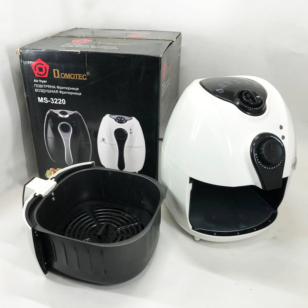 Фритюрниця аерофритюрниця Domotec, Фритюрниця електрична для фрі Домашня настільна CJ-16 Івано-Франківськ - фото 4