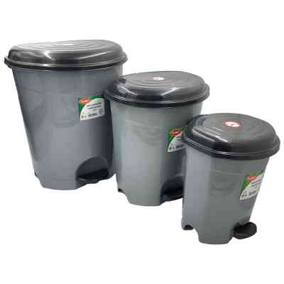 Контейнер для сміття Planet Household №3 з педаллю бежевий 12 л (10339) Вінниця