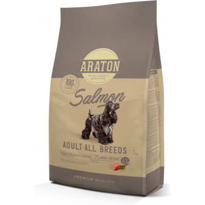 Сухий корм для собак ARATON Salmon Adult All Breeds 3 кг (ART47482) Вінниця - фото 1