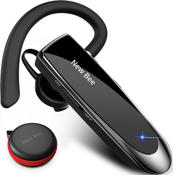 Навушники New Bee B41 Чорні Bluetooth бездротові in-ear TWS 22 год відтворення 24 год розмов 60 днів стендбай мікрофон CVC Київ - фото 1