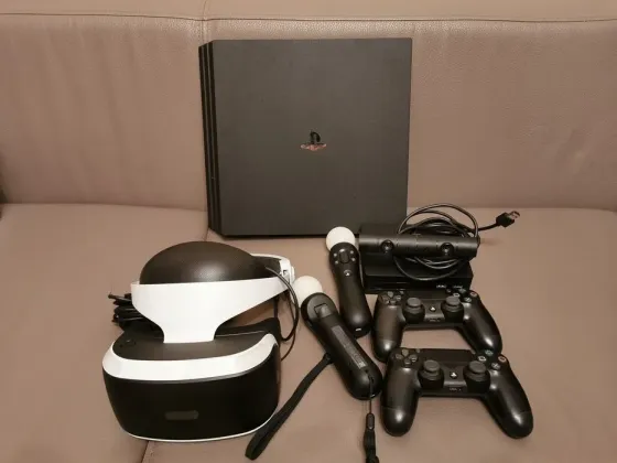 Sony PlayStation Ps4 Pro 1Tb +PS VR + 10 Ігр + Гарантія Рік! Київ