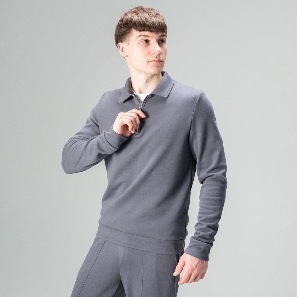 Темно-серый спортивный костюм для мужчин Pobedov Binance. Весна-осень спортивный комплект Киев - изображение 19