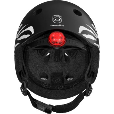 Шлем Scoot&Ride 45-51см, зебра, с фонариком (SR-181206-ZEBRA) Винница - изображение 6