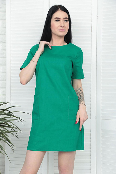 Літня сукня з кишенями "Tiffany" оптом Київ - фото 4