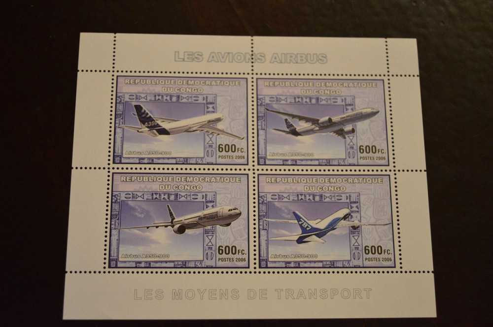 Конго . Транспорт. 2006г Самолёты Полтава - изображение 1