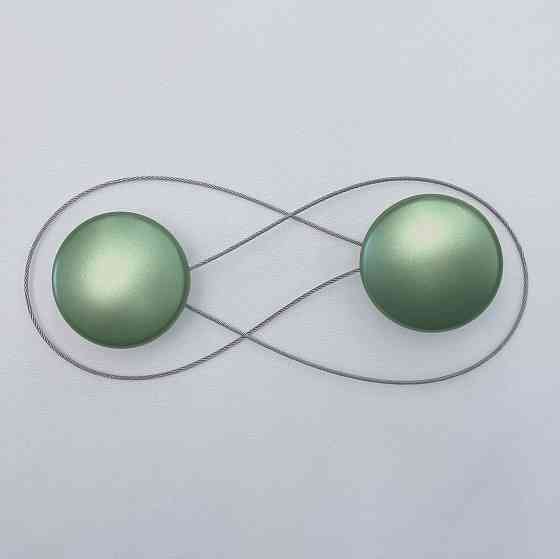 Магниты для штор и гардин Круг 2 шт Оливковый (81-293) Киев