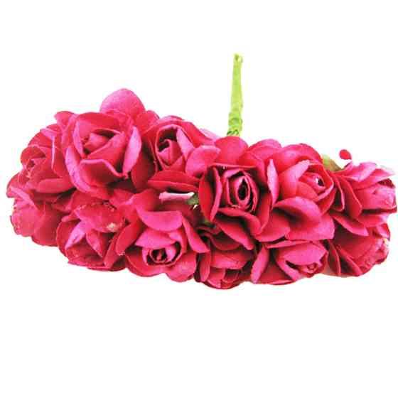 Декоративные розы для творчества KV-730 пучок 12 штук Винница
