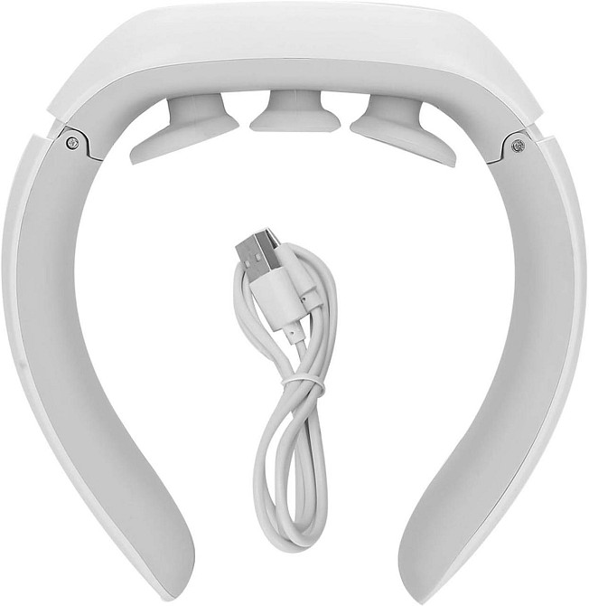 Электрический беспроводной импульсный массажер для шеи и плеч с подогревом Ailuen ALE-50 Днепр - изображение 7