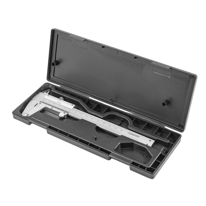 Штангенциркуль (0-125 мм, 0.02 мм; внутр. Ø, покликаний. Ø + глибиномер), в пластиковому футлярі Forsage F-5096P Одеса - фото 2