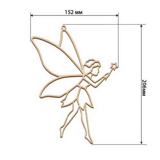 Набір для вітражного живопису за номерами "Фея" FDSGK-21 Вінниця