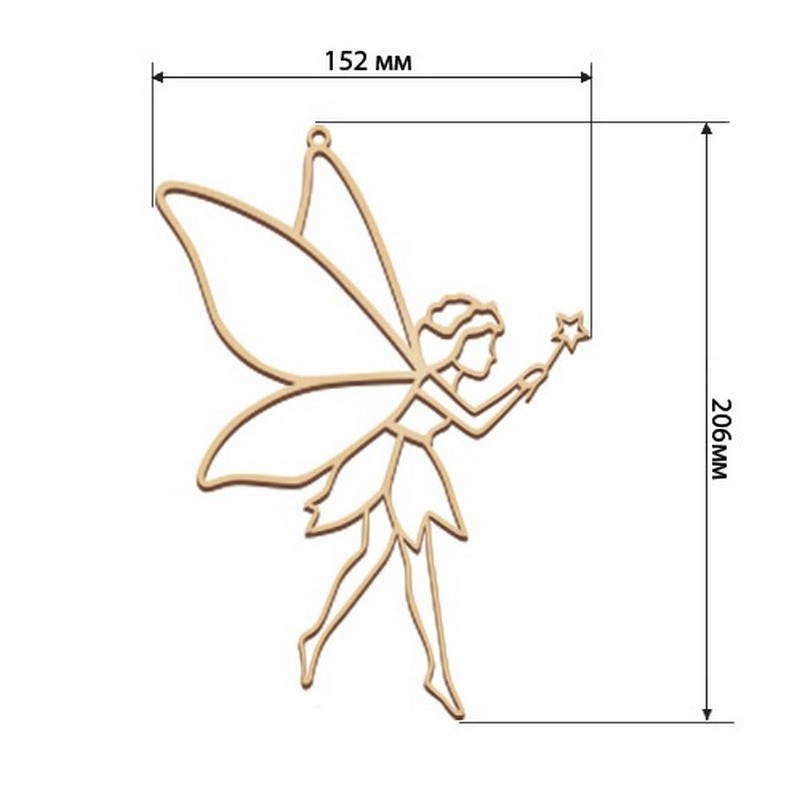 Набір для вітражного живопису за номерами "Фея" FDSGK-21 Вінниця - фото 2