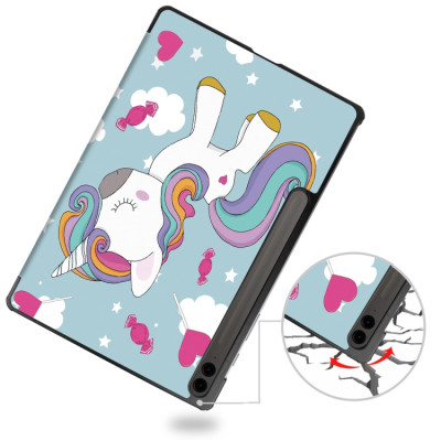 Чехол для планшета BeCover Smart Case Samsung Galaxy Tab S10 Plus (SM-X820/SM-X826) 12.4" Unicorn (712251) Винница - изображение 3