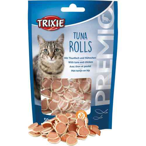 Лакомство Trixie Premio Tuna Rolls для кошек кусочки с тунцем и курицей 50 г Киев