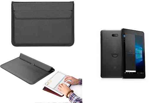 Чохол-конверт VitoCase для Dell Venue 8 Pro (5855), з функцією підставки для планшета Чорний Київ