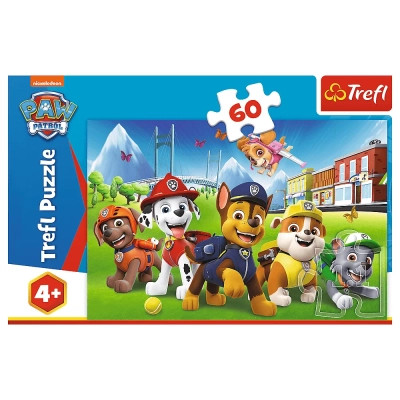 Пазл Trefl Paw Patrol Щенячий патруль на траві 60 елементів (5900511173758) Вінниця - фото 3