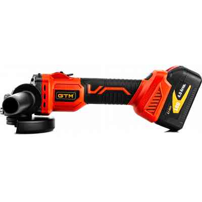 Шліфувальна машина GTM AGC18/125BL, 125мм, 18В, 3000-8500об/хв (без АКБ та ЗП) (AGC18/125BL_BARE TOOL) Вінниця