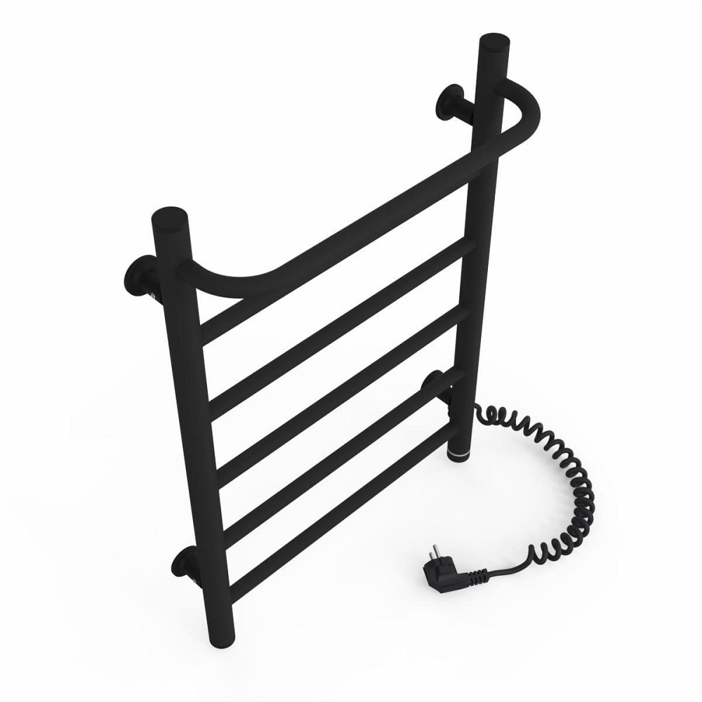 Електрична рушникосушка Laris Зебра ПРАЙМ ЧКФ6 400Х600 Е чорна S3 П/П Київ - фото 2