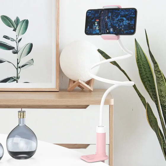 Подставка для телефона HOCO PH23 Balu, розовая-белая Киев