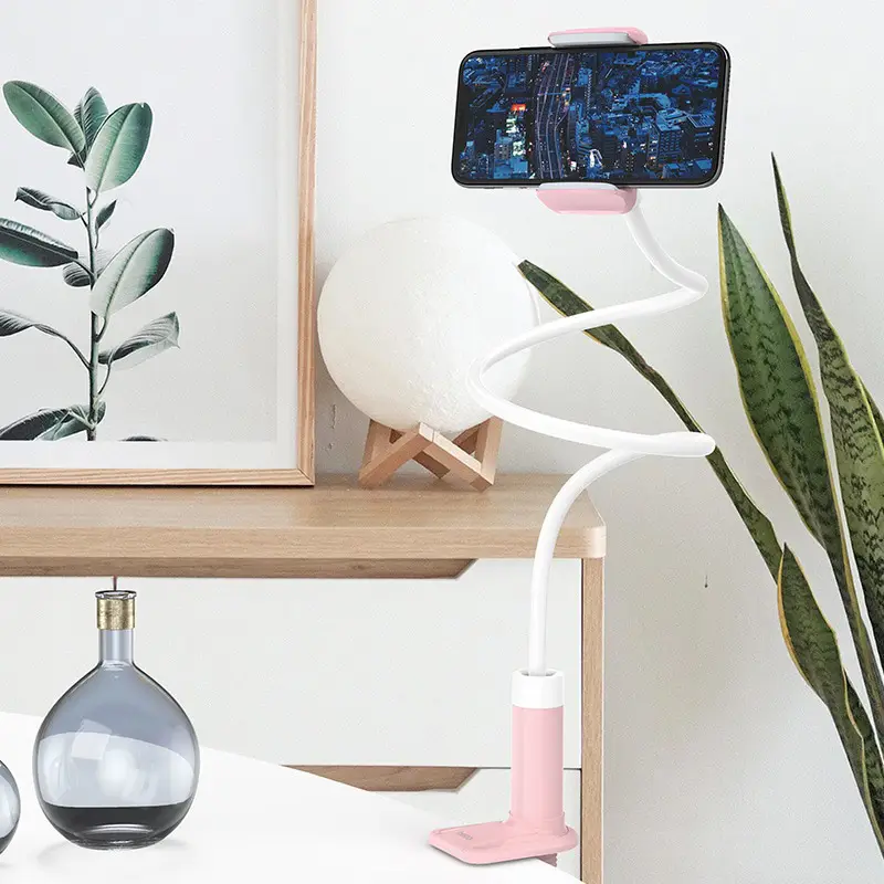 Подставка для телефона HOCO PH23 Balu, розовая-белая Киев - изображение 3