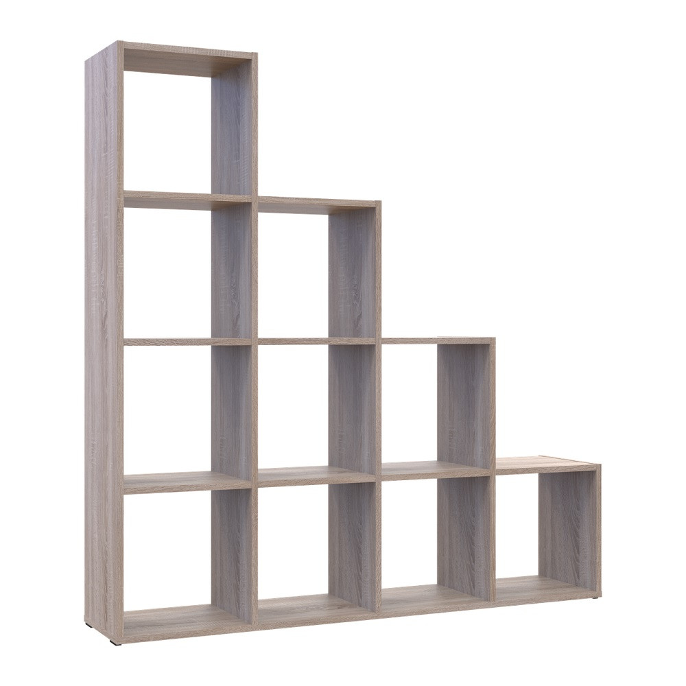 Стелаж Doros Степ 4х4 Дуб сонома відкритий 136.2х28.8х140.7 DRS-011770 (41516165) Львів - фото 6