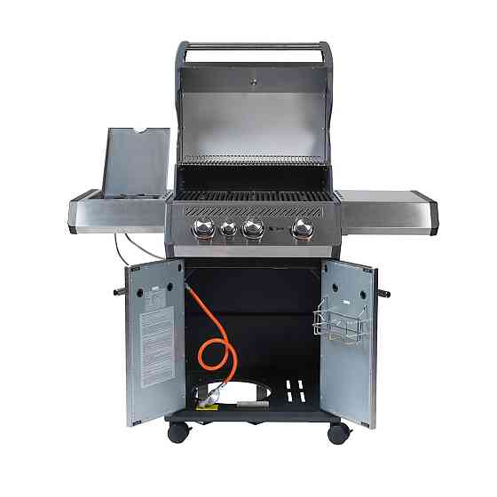 Газовий гриль SANTOS S-301, з бічним пальником, нержавіюча сталь 900242 Код: 010950 Рівне