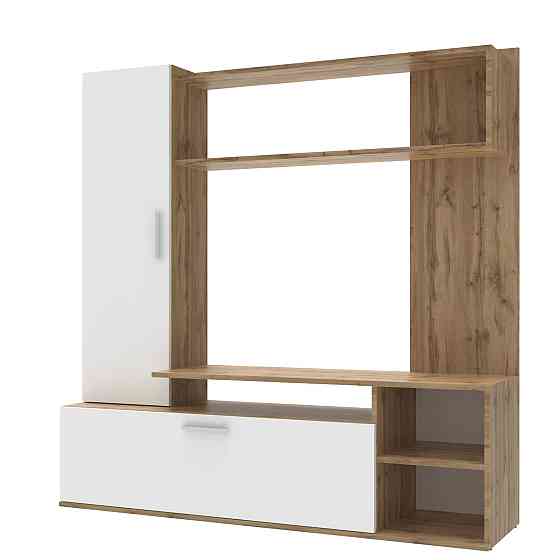 Стенка в гостиную Doros Кона 151х40х147 см Дуб тахо/Белый (DRS-011310) Львов