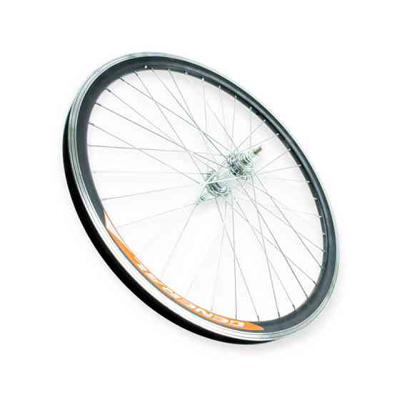 Велоколесо сборе заднее 24 (36 спиц,алюминий,двойной,диск тормоз) в Мукачево