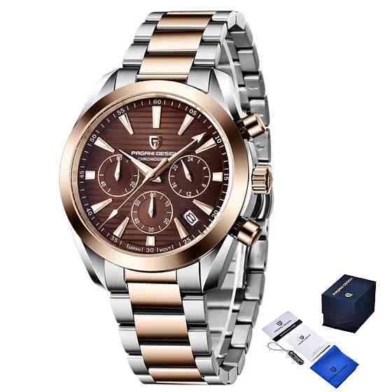 Pagani Design PD-1712 Silver-Rose Gold-Brown Київ