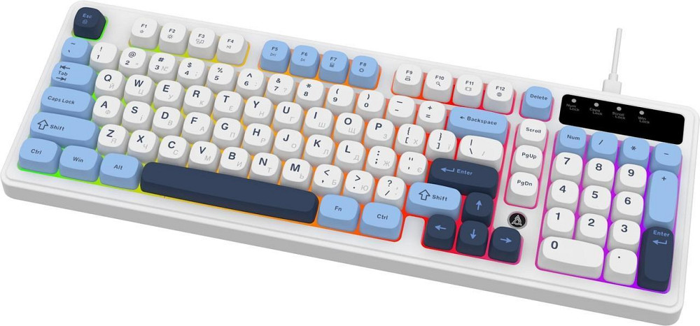 Клавіатура Ajazz AF98 Black USB-C Glacier Blue (AF98-GB) ( 13437 ) Харьков - изображение 13