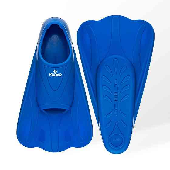 Короткі ласти для тренування в басейні Renvo Criz із закритою п'ятою Синій 36-38 (SF120-04 36-38) Киев