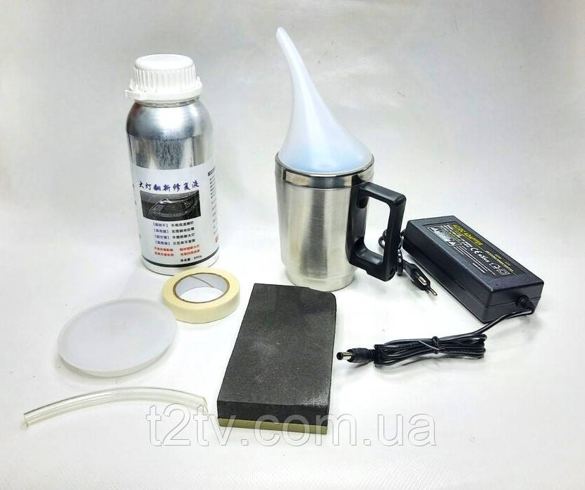 Комплект для хімічного полірування фар пором Вінниця - фото 1