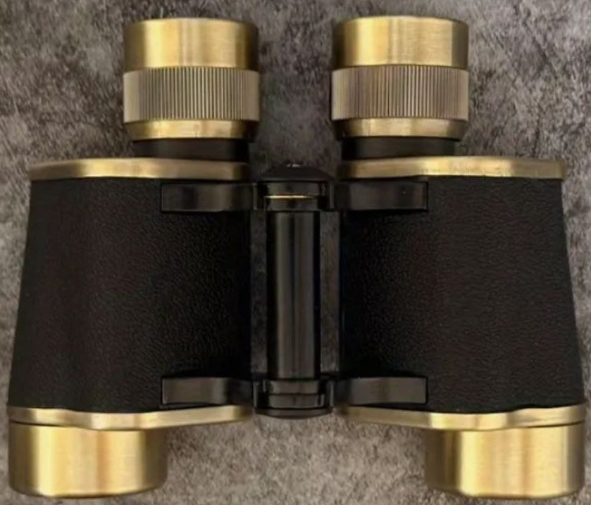 8X30 Бронзовий бінокль, повністю металеві з окуляром для полювання Київ - фото 6