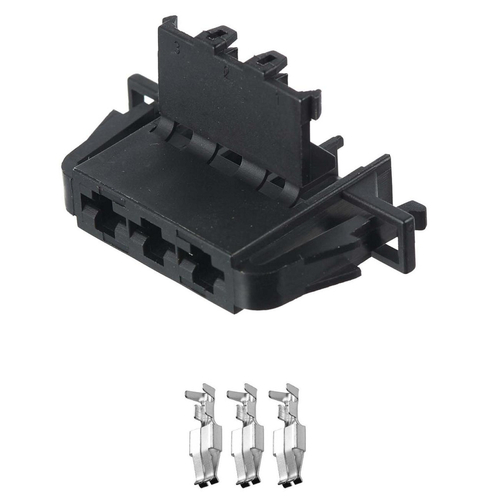 Разъем коннектор 3-кон., 1J0972753, VAG Германия, Франция, Германия универс., Моторный Audi, Bugatti, Porsche, Seat, Skoda, VW Киев - изображение 1