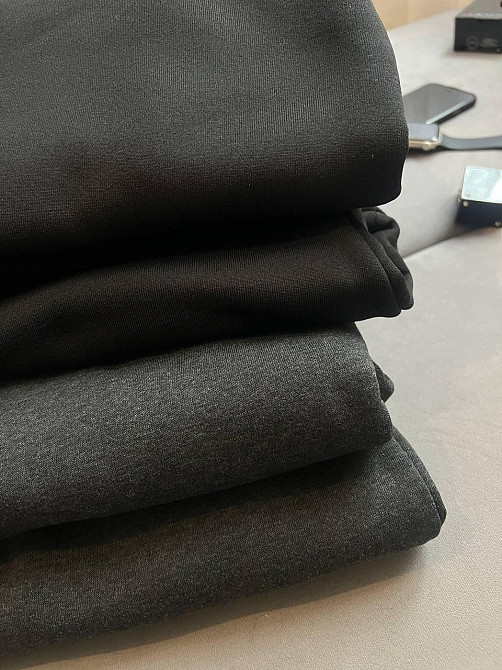 Чоловічий утеплений спортивний костюм baza трикотаж Тринит фліс Графіт, 50/52 Одеса - фото 4