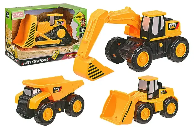 Будтехніка АВТОПРОМ арт. 7956ABCD (72шт/2) батар., світ.,звук,4 види, короб.  20,5*11*14 см, шт Киев - изображение 1