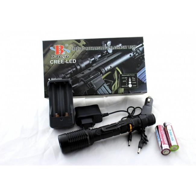 Фонарик ручной BAILONG BL-Q2804-T6   3 батарейки AAA, 3 режима работы 2673/6700 Одесса - изображение 4