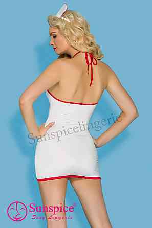 Костюм медсестры Sunspice, белый, L/XL Sex Aura Киев