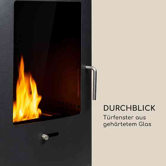 Fiamme Cantal етаноловий камін пальника з неіржавкої сталі 1,2 літра 4-6 годин час горіння чорний Рівне