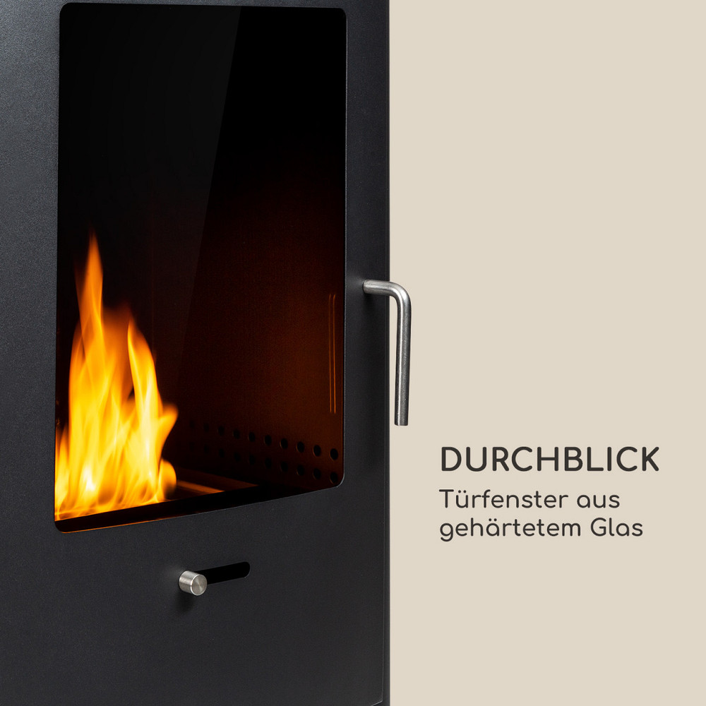 Fiamme Cantal етаноловий камін пальника з неіржавкої сталі 1,2 літра 4-6 годин час горіння чорний Рівне - фото 5