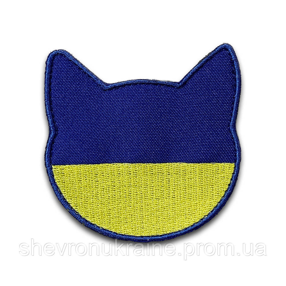 Шеврон КОТИК (Форма контурна. На липучке) Размер 6.7x6.7см Киев - изображение 5