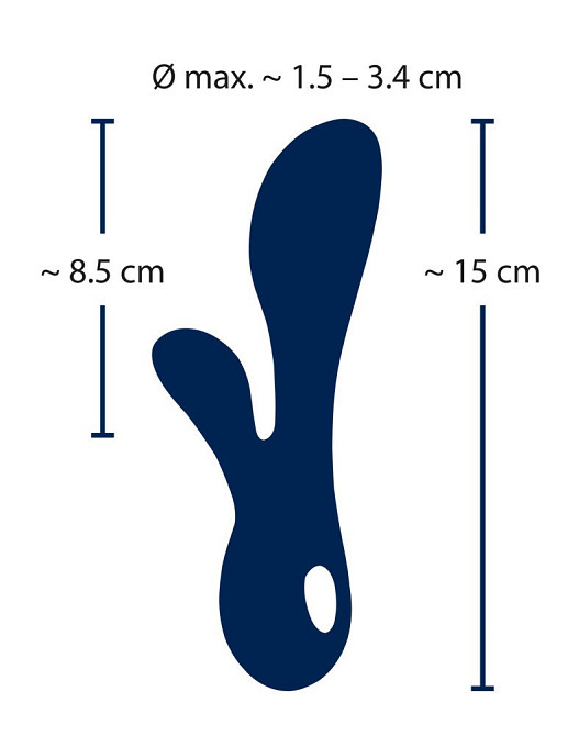 Ультрагибкий мини-вибратор Jülie Mini Rabbit Sex Aura Киев - изображение 10
